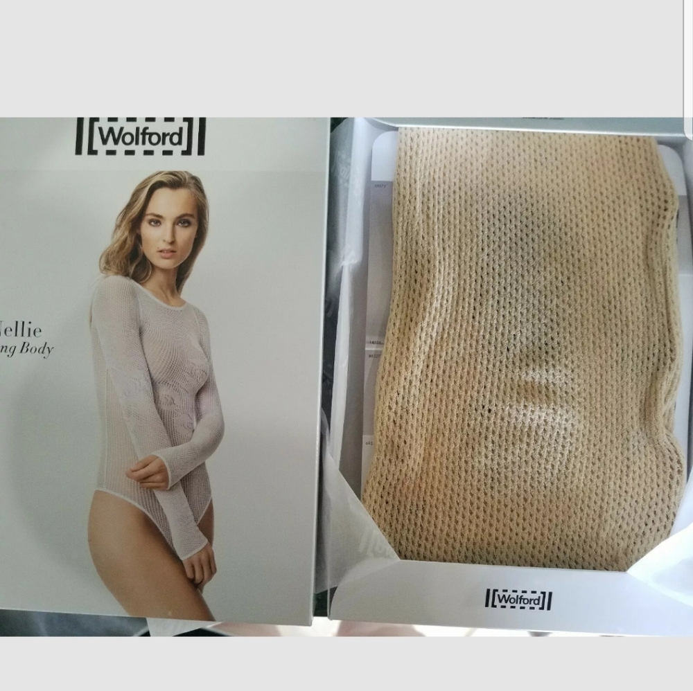 New Wolford M Nellie 12/14 bodysuit ner